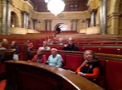 Visita guiada al parlament de Catalunya